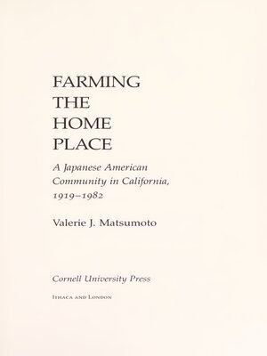 cover image of Farming the Home Place